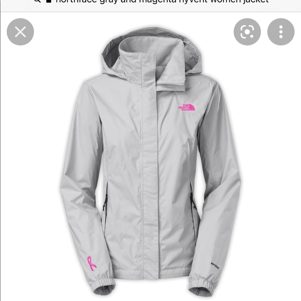 NWOT The North Face Jacket- breast cancer edition